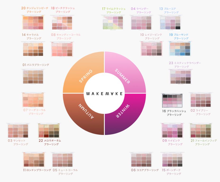 WAKEMAKE(ウェイクメイク) ソフトブラーリングアイパレットの口コミ