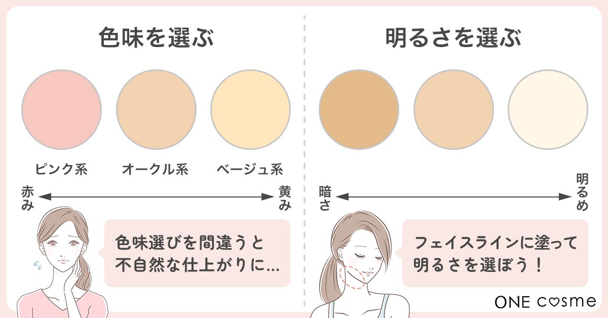 初めて の ファンデーション 選び