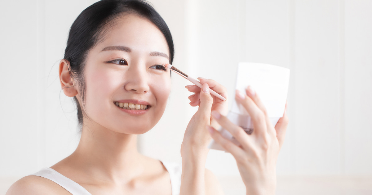 下まぶたに力を入れた涙袋メイクで一重さんの目をやさしく印象的に!テクニック要らずの涙袋ライナーで理想の目もとをゲットしよう